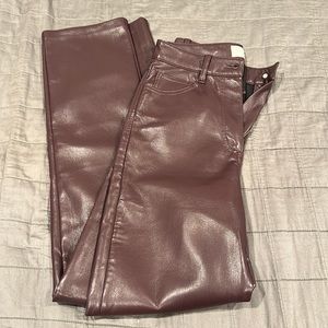 aritzia leather pants